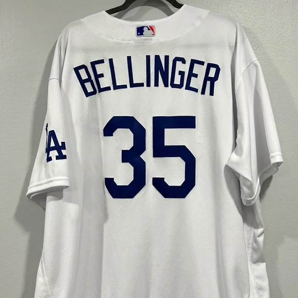 Men's Los Angeles Dodgers Cody Bellinger Nike White Home Authentic Player Jersey
